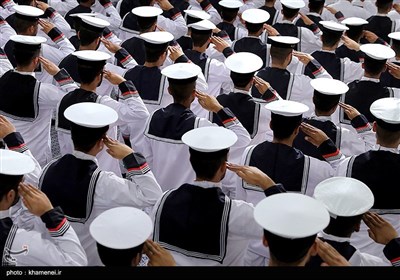 دیدار فرمانده، کارکنان و خانواده‌های ناوگروه 86 نیروی دریایی ارتش با رهبر معظم انقلاب