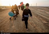 حرکت کاروان پیاده‌روی عشاق الحسین (ع)  از سربندر استان خوزستان