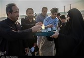 حرکت کاروان پیاده‌روی عشاق الحسین (ع)  از سربندر استان خوزستان