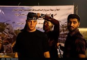 حرکت کاروان پیاده‌روی عشاق الحسین (ع)  از سربندر استان خوزستان
