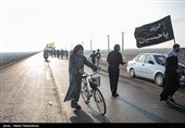 حرکت کاروان پیاده‌روی عشاق الحسین (ع)  از سربندر استان خوزستان