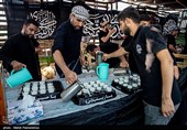 حرکت کاروان پیاده‌روی عشاق الحسین (ع)  از سربندر استان خوزستان