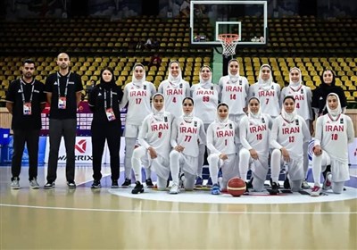  زنان ایران به فینال دیویژن B بسکتبال کاپ آسیا رسیدند 