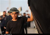 حرکت کاروان پیاده‌روی عشاق الحسین (ع)  به سمت کربلا معلی - آبادان