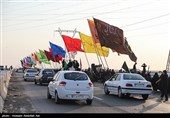 حرکت کاروان پیاده‌روی عشاق الحسین (ع)  به سمت کربلا معلی - آبادان