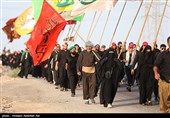 حرکت کاروان پیاده‌روی عشاق الحسین (ع)  به سمت کربلا معلی - آبادان
