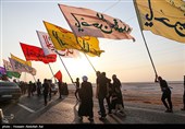 حرکت کاروان پیاده‌روی عشاق الحسین (ع)  به سمت کربلا معلی - آبادان