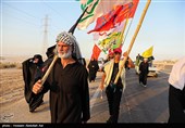 حرکت کاروان پیاده‌روی عشاق الحسین (ع)  به سمت کربلا معلی - آبادان