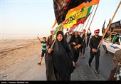 حرکت کاروان پیاده‌روی عشاق الحسین (ع)  به سمت کربلا معلی - آبادان