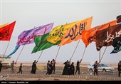 حرکت کاروان پیاده‌روی عشاق الحسین (ع)  به سمت کربلا معلی - آبادان