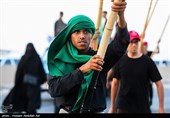 حرکت کاروان پیاده‌روی عشاق الحسین (ع)  به سمت کربلا معلی - آبادان
