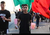 حرکت کاروان پیاده‌روی عشاق الحسین (ع)  به سمت کربلا معلی - آبادان