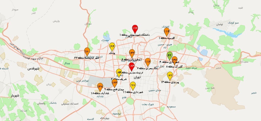 کیفیت هوای تهران , شرکت کنترل کیفیت هوا , 