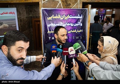 علی بهادری جهرمی سخنگوی دولت در نشست ایران فضایی و آئین رونمایی از سرویس فضا و نجوم خبرگزاری تسنیم