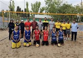 تهران قهرمان مسابقات والیبال ساحلی کاپ آزاد زیر 21 سال شد