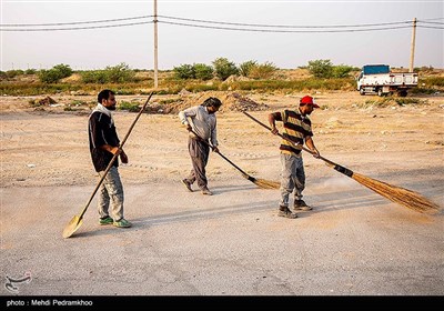 آماده سازی مرز چذابه برای اربعین حسینی