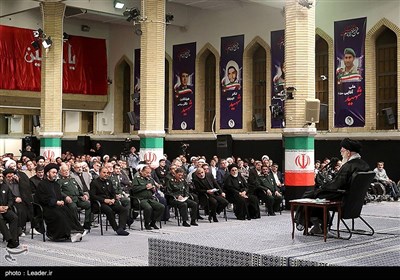 دیدار اعضای ستاد کنگره ملی بزرگداشت 3400 شهید استان اردبیل با رهبر معظم انقلاب