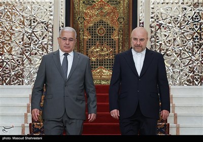 دیدار رییس مجلس ایران و الجزایر