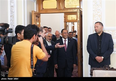 دیدار وزیر امور خارجه مالزی با رییس مجلس شورای اسلامی