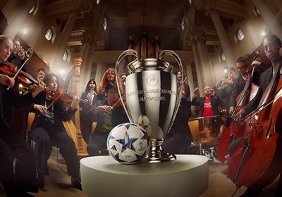  رونمایی از توپ مراحل حذفی لیگ قهرمانان اروپا + عکس 