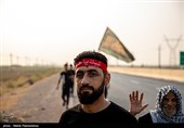 حرکت کاروان پیاده‌روی اربعین از ملاشیه‌ی اهواز