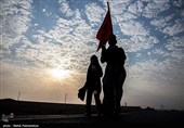 حرکت کاروان پیاده‌روی اربعین از ملاشیه‌ی اهواز