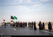 حرکت کاروان پیاده‌روی اربعین از ملاشیه‌ی اهواز