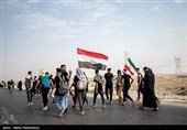 حرکت کاروان پیاده‌روی اربعین از ملاشیه‌ی اهواز