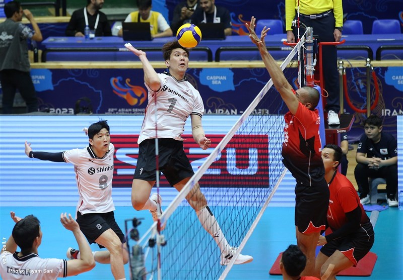 والیبال قهرمانی آسیا| کره در مکان پنجم ایستاد