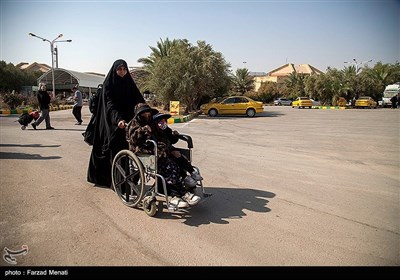 زائران اربعین حسینی در پایانه مرزی خسروی - 1