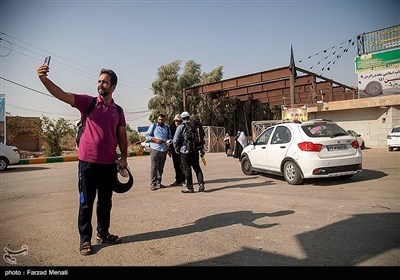 زائران اربعین حسینی در پایانه مرزی خسروی - 1