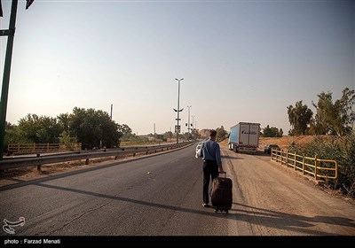 زائران اربعین حسینی در پایانه مرزی خسروی - 2