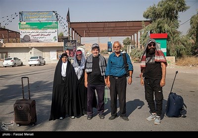 زائران اربعین حسینی در پایانه مرزی خسروی - 2