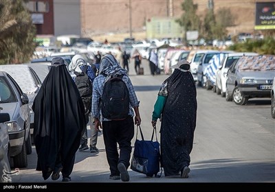 زائران اربعین حسینی در پایانه مرزی خسروی - 2