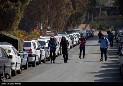 زائران اربعین حسینی در پایانه مرزی خسروی - 2