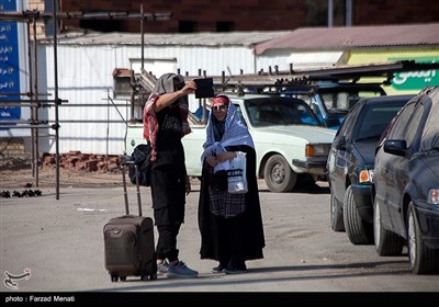 زائران اربعین حسینی در پایانه مرزی خسروی - 2