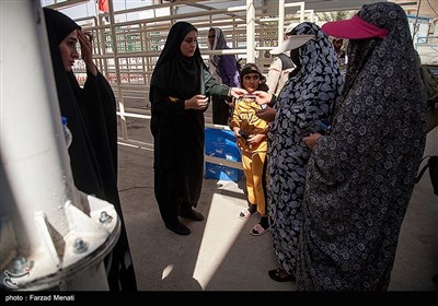 زائران اربعین حسینی در پایانه مرزی خسروی - 2