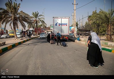 زائران اربعین حسینی در پایانه مرزی خسروی - 2