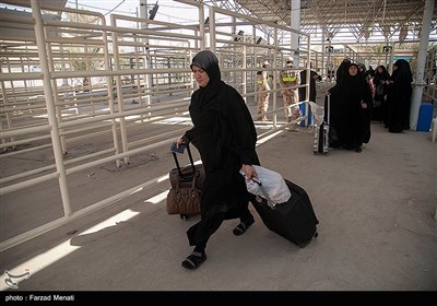 زائران اربعین حسینی در پایانه مرزی خسروی - 2