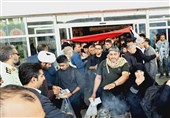 راه‌اندازی قطار اربعین ‌از ایستگاه راه‌آهن زاهدان/ زائران سیستان و بلوچستان عازم کربلا شدند + تصاویر