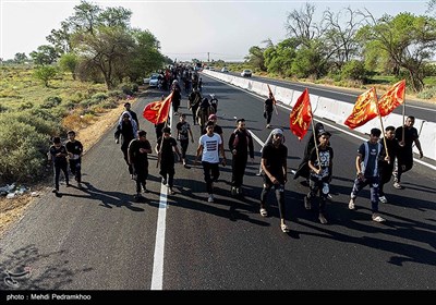 أجواء معبر جذابة على أعتاب الأربعین الحسینی