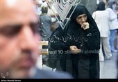 بدرقه زائران اربعین حسینی در ایستگاه راه آهن تهران