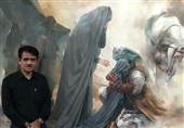 بحرینی: نقاشی‌‌هایم روضه‌ تصویری است و نسل امروز به چنین روضه‌هایی نیاز دارد