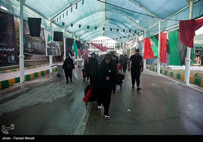 تردد زائرین اربعین حسینی از مرز خسروی