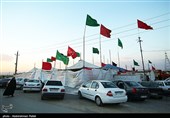 موکبهای پذیرایی از زائران اربعین حسینی در همدان
