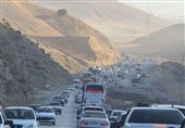 ترافیک سنگین در محورهای مواصلاتی استان مازندران