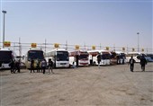انتقال 14 هزار و 800 زائر اربعین به مرز شلمچه با ناوگان اتوبوسی استان بوشهر