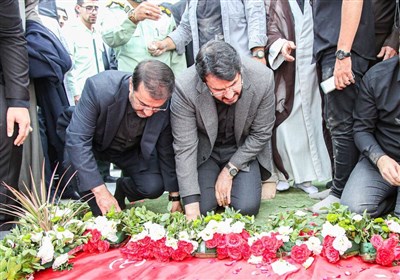  بازدید وزیر راه از فرآیند خدمات رسانی به زائران اربعین/ تشییع و تدفین شهید گمنام در ترمینال سلام 