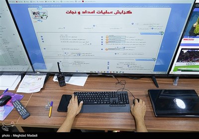 خدمات رسانی هلال احمر در درمانگاه نبا نجف اشرف