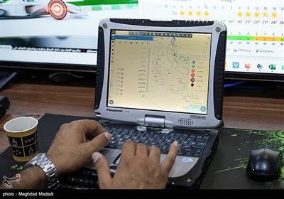 خدمات رسانی هلال احمر در درمانگاه نبا نجف اشرف